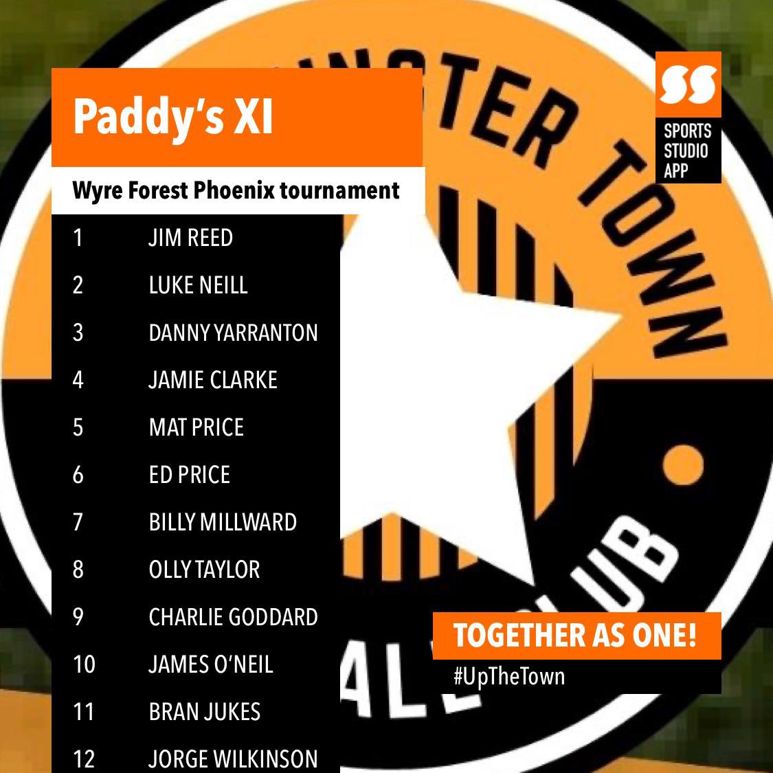 Tommorow afternoon 
Areley 7 aside tournament 
Follow the boys into there first tournament as a team

TOGETHER AS ONE ⚽️