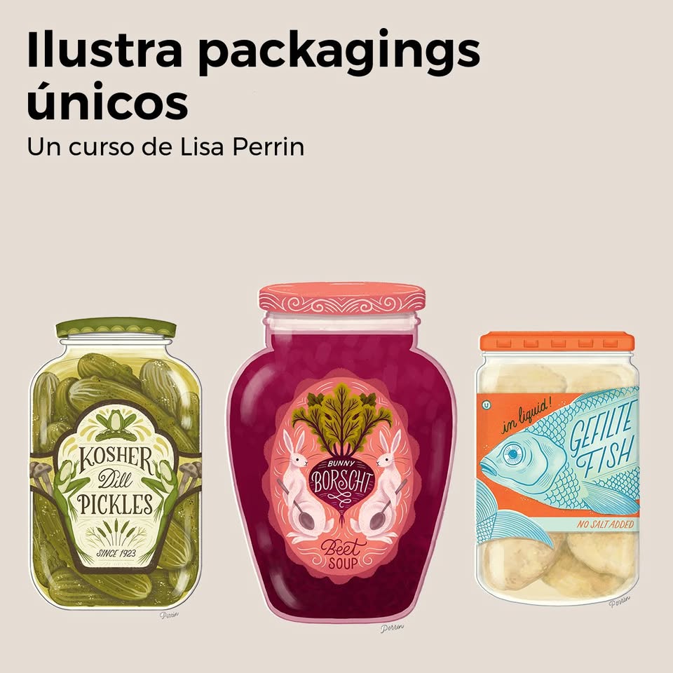 GTechDesignNet's tweet photo. #packingdesign #CursoDeVerano Combina técnicas de lettering e ilustración y diseña packagings originales para cualquier producto AQUÍ 📦👉 https://t.co/z3YJCvCm2I https://t.co/9pQzNI9wsQ