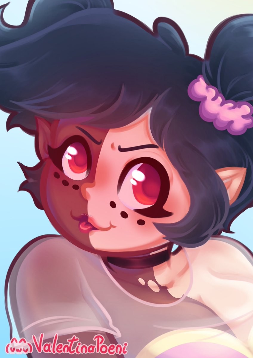 Human Labeba is growing on me :3 im already daydreaming scenarios with her and Mamm- sorry Maverick ;3