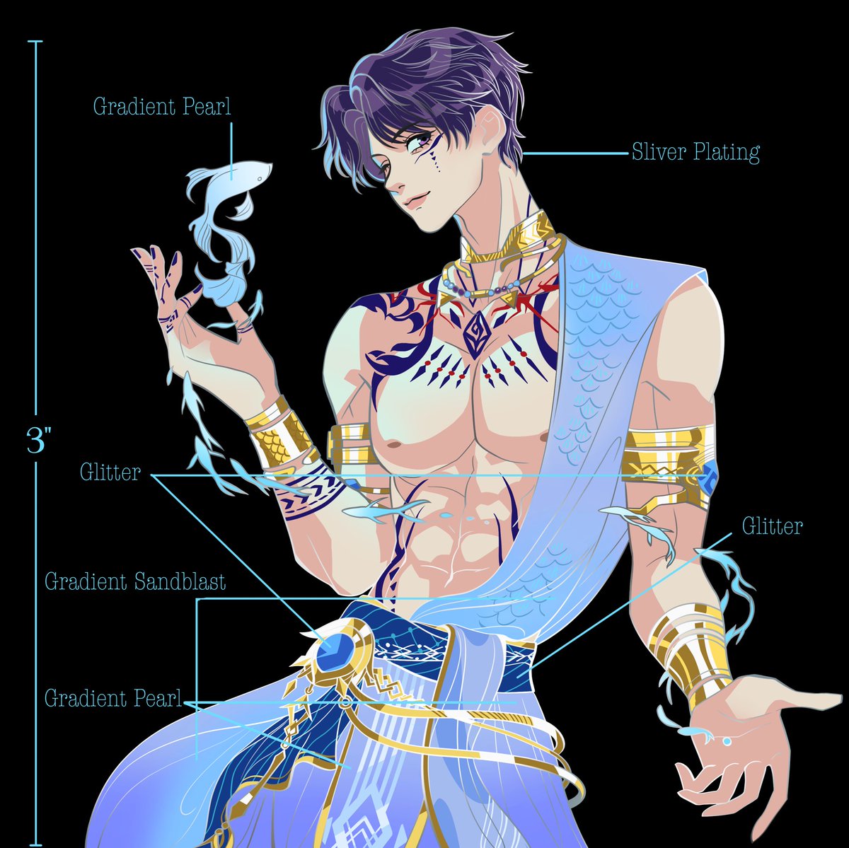 WitchXingStudio's tweet image. 🐟Lads_Rafayel 🐟 pre sale start July 21th 12pm PST. Link in bio!