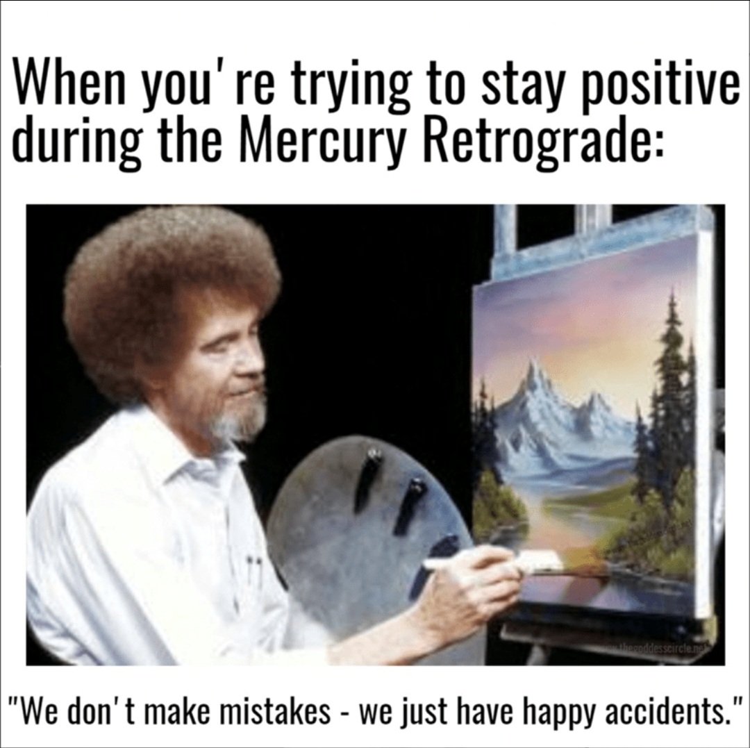 #MercuryRetrograde is here again, but do not fear! As long as we remain aware and use this period for healing, growth and transformation, it will be a positive time for us, and as we continue to evolve, we will reach a state where we are fully immune to planetary influences.