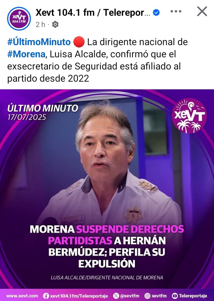 HectorLopez2_'s tweet photo. Presidenta @Claudiashein sobre el caso Bermúdez Requena nadie quiere hablar, si toda la oposición le exigía a @FelipeCalderon que estaba unido a García Luna, es lo mismo, solo que @jrlopezobrador quiero minimizar el asunto, si periodistas lo cuestionan dice que son opositores https://t.co/wmPOp1GLYz