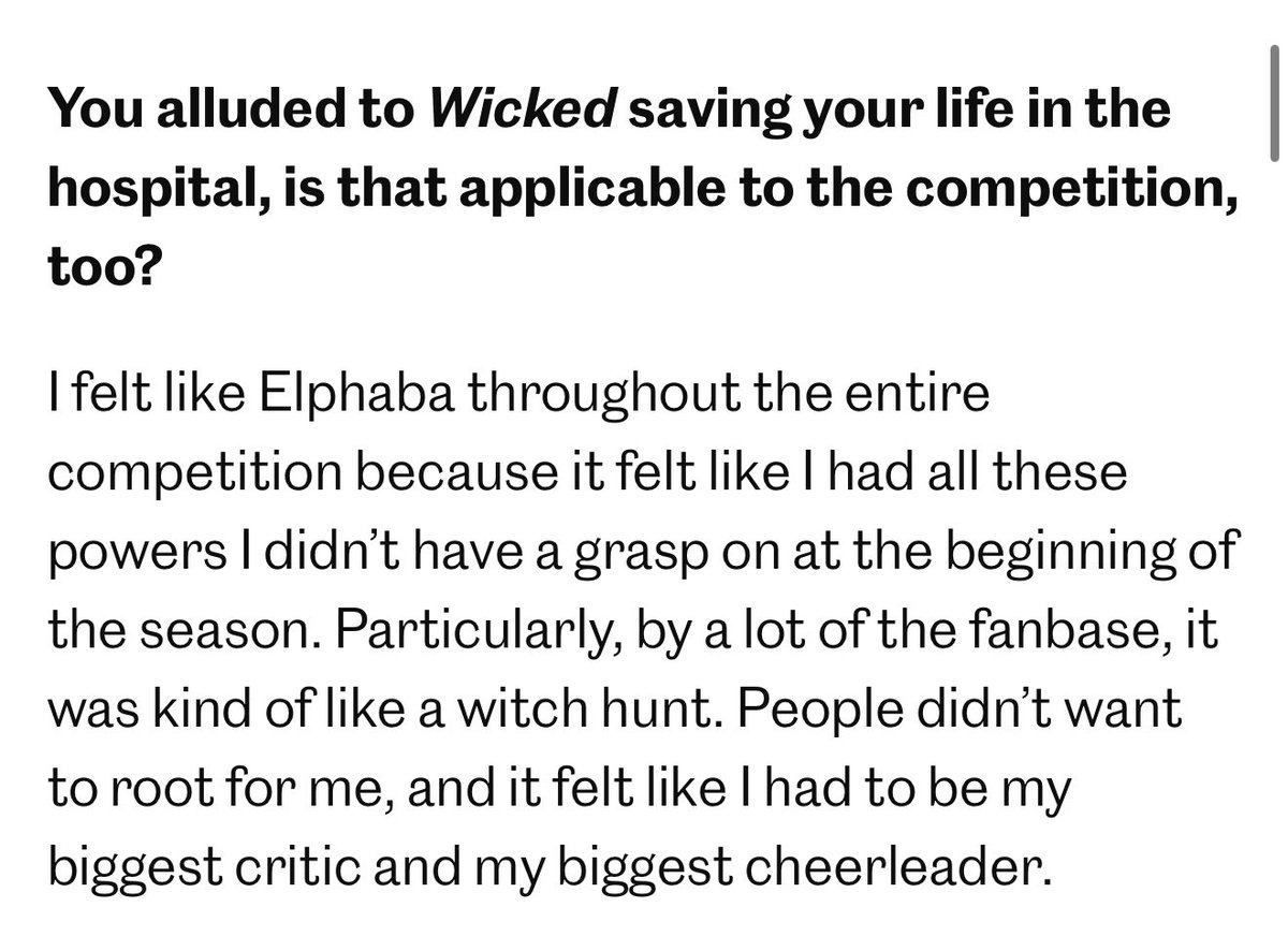 joeynolfi's tweet image. They got her a crown, gal 👑
Spoke with Ginger Minj about channeling Elphaba to endure a ‘witch hunt’ season, Broadway calling, and why she’s not changing for anyone after Drag Race All Stars 10:
‘Feel like I can breathe for the first time in 10 years’
ew.com/rupauls-drag-r…