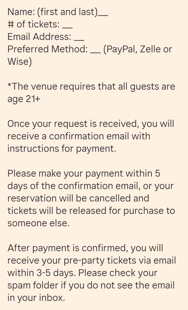 Hello Dears!❤️

We are SUPER excited to announce that Pre-Party tickets, in celebration of Dimash’s New York Concert at Madison Square Garden, are now on sale!

Date: October 4, 2025
Time: 6:00pm - 10:00pm
Full ℹ️ ↘️

<a href="/dimash_official/">Dimash Qudaibergen</a>
#Dimash #music
#weloveyouintheusa