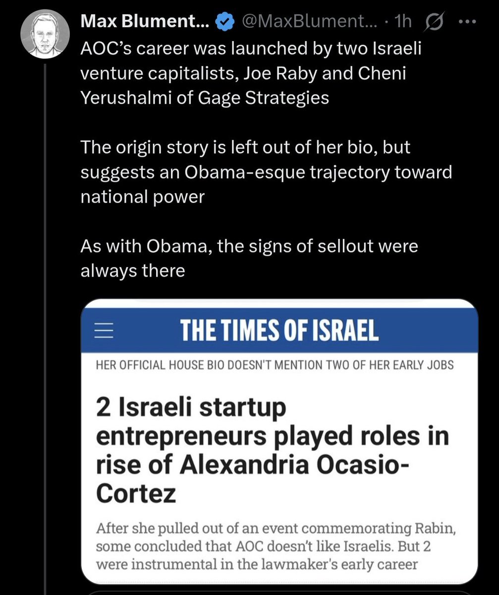 We're this close to "AOC is Mossad"