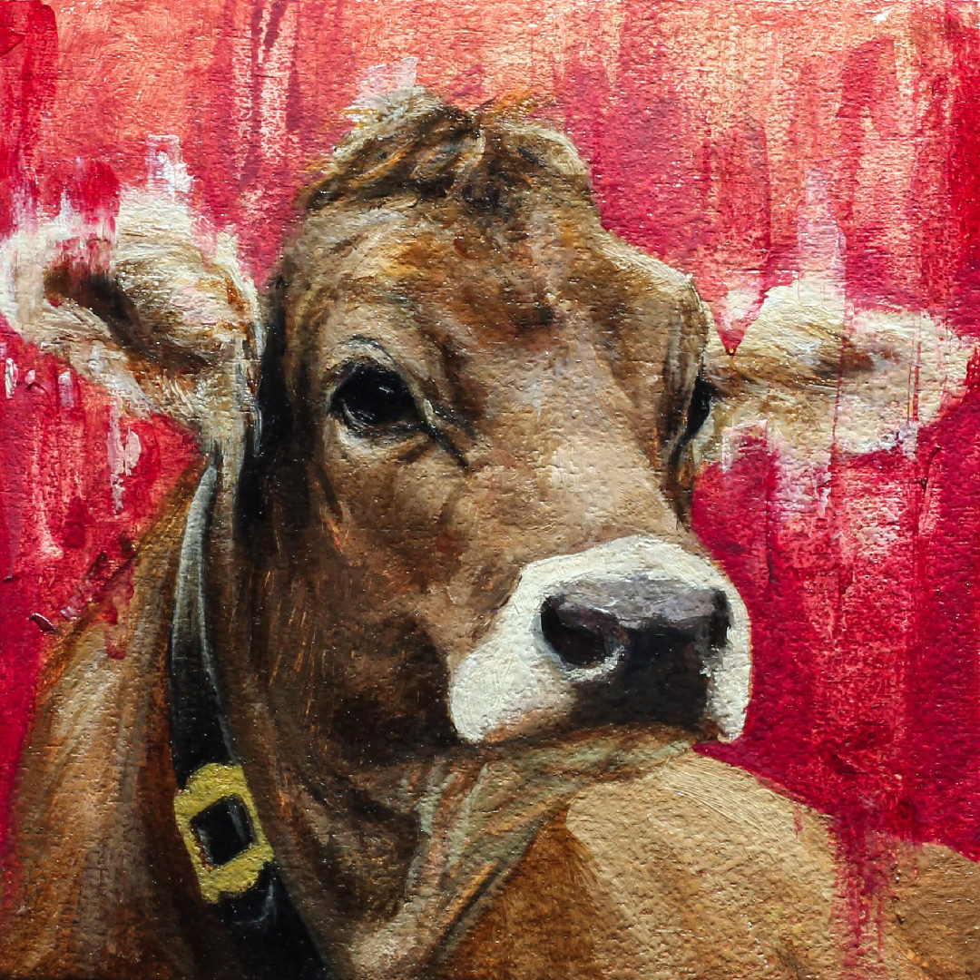 “Brown Cow” by Morgan Cameron captures bold character in just 5 × 5 inches.

Now on view in Through the Natural Lens at Abend Gallery.

IN-GALLERY SHOW
Tap our bio link to see the exhibition.