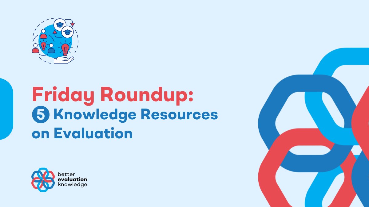 GEI_GlobalEval's tweet image. Let’s wrap up the week with a fresh roundup of knowledge resources on #evaluation.👇
1⃣ Guide: Building a Career in Evaluation
👉 bit.ly/40pFMoC
2⃣ Tutorial videos: Introduction to Monitoring & Evaluation in #ClimateAction
👉 bit.ly/413todX
3⃣ Guide:…