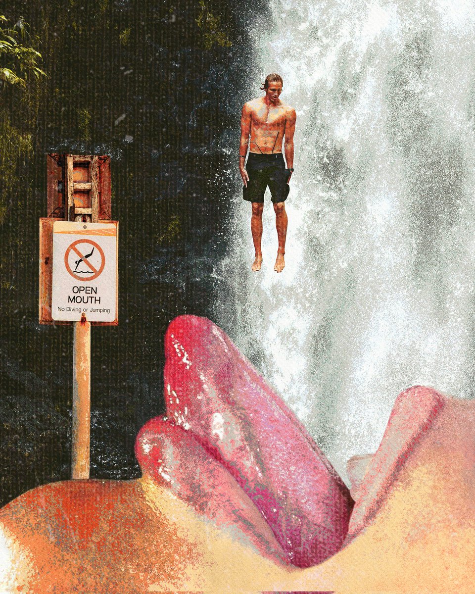 Thank you <a href="/youmiirror/">miirror 👄🤝</a> for this lovely gift! 

sign said no