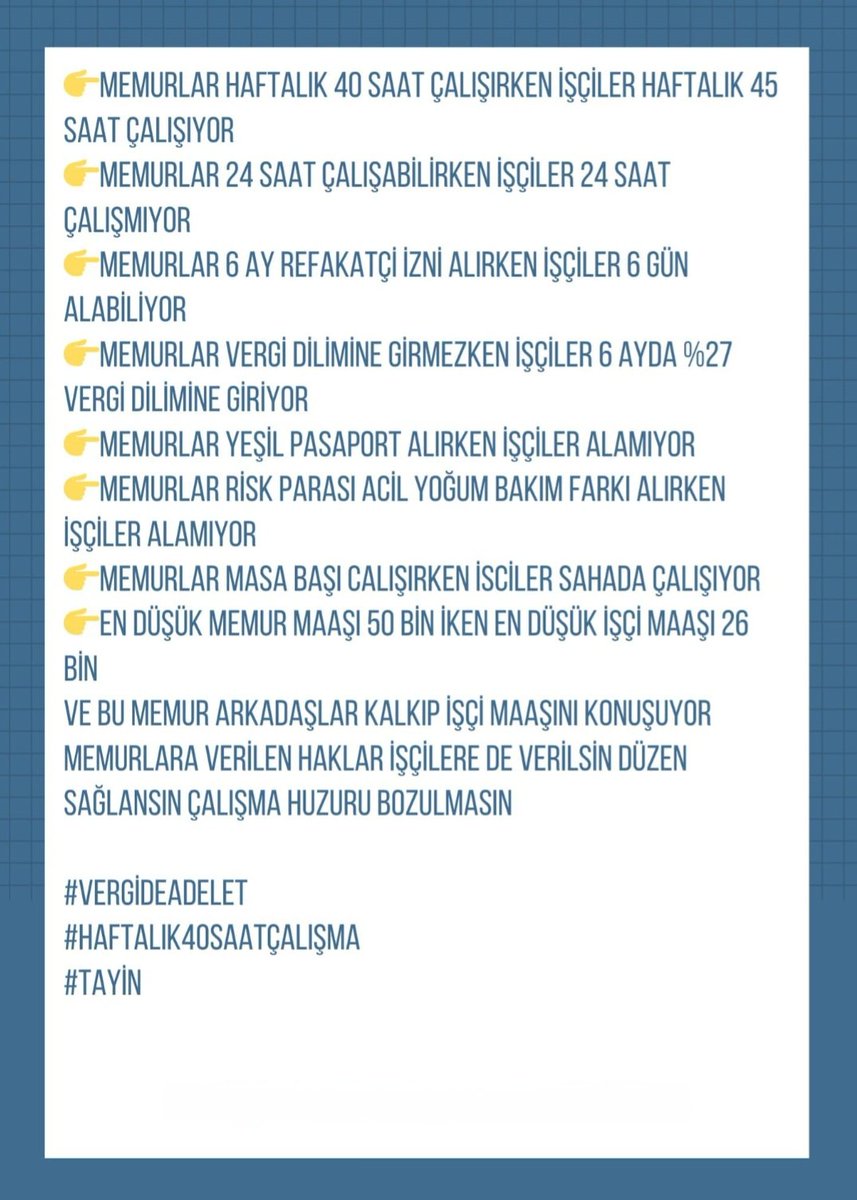 #İsciyeRefahMemuraGam EN DÜŞÜK MEMUR MAAŞI 55.000 TL EN DÜŞÜK İŞÇİ MAAŞI 28.000 TL 
#KcpdeisciyeİHANET