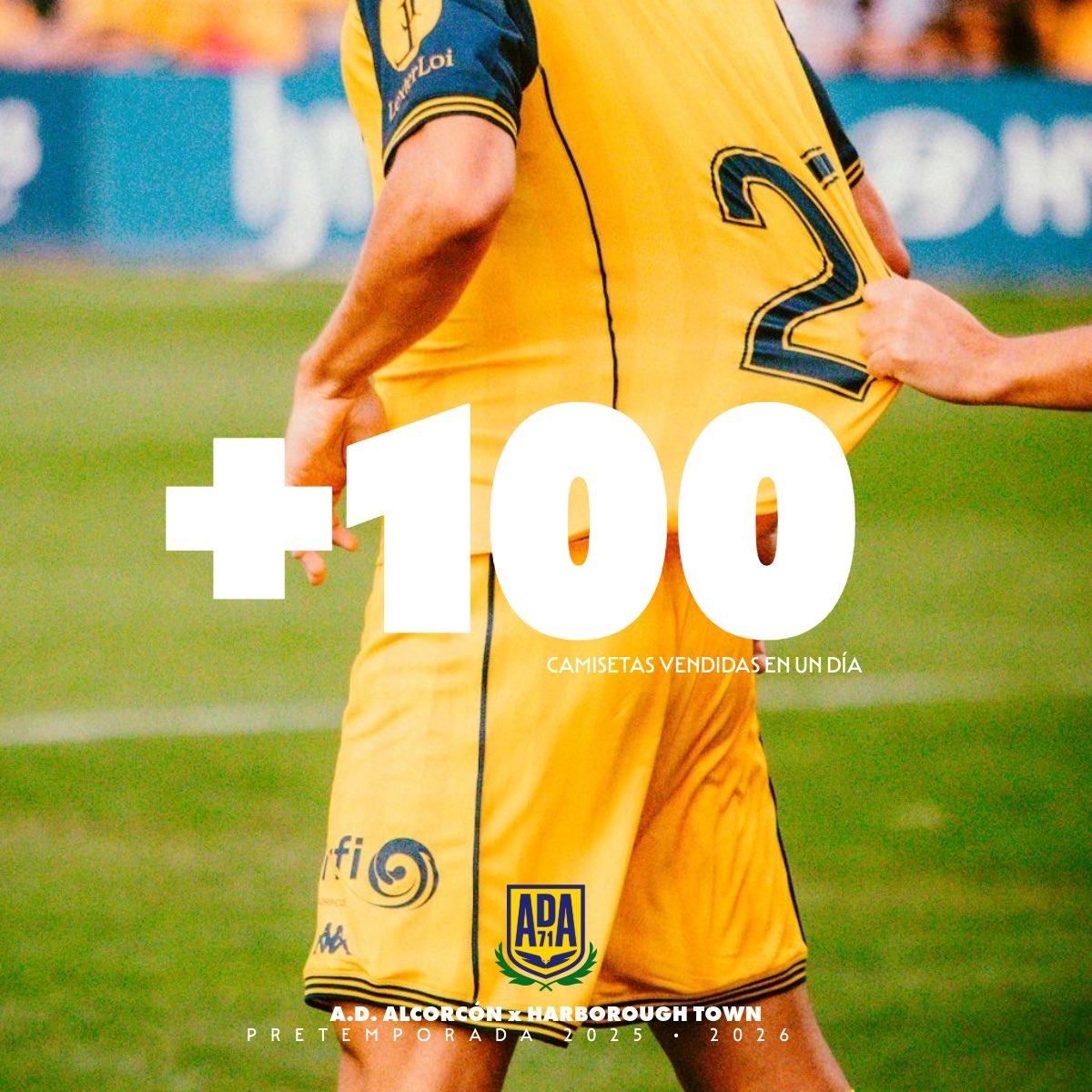 Tremendo 🫠

Más de cien camisetas vendidas en un día entre nuestra tienda online y la tienda del estadio

tienda.adalcorcon.com/producto/prime…