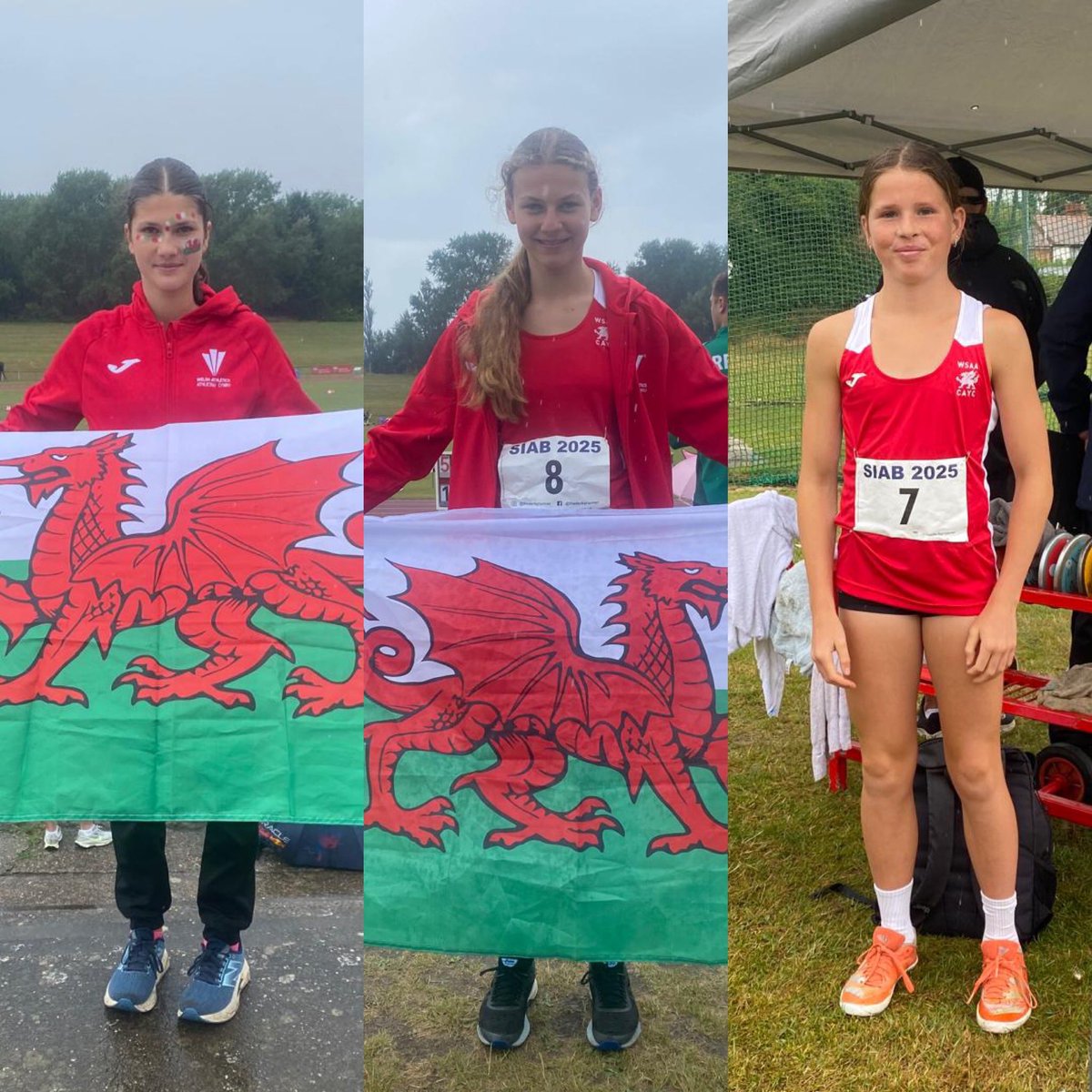 #SIAB2025 U17 Track &amp; Field International: Well done / Da iawn to Sali Owen, Penweddig (1500m Steeplechase - 5:25.63), Summer Evans, QE High (Javelin - 38.28m &amp; Discus 29.67m) and Isobel Dunkeld, Bro Preseli (High Jump - 1.55m) who represented Welsh Schools Athletics Association