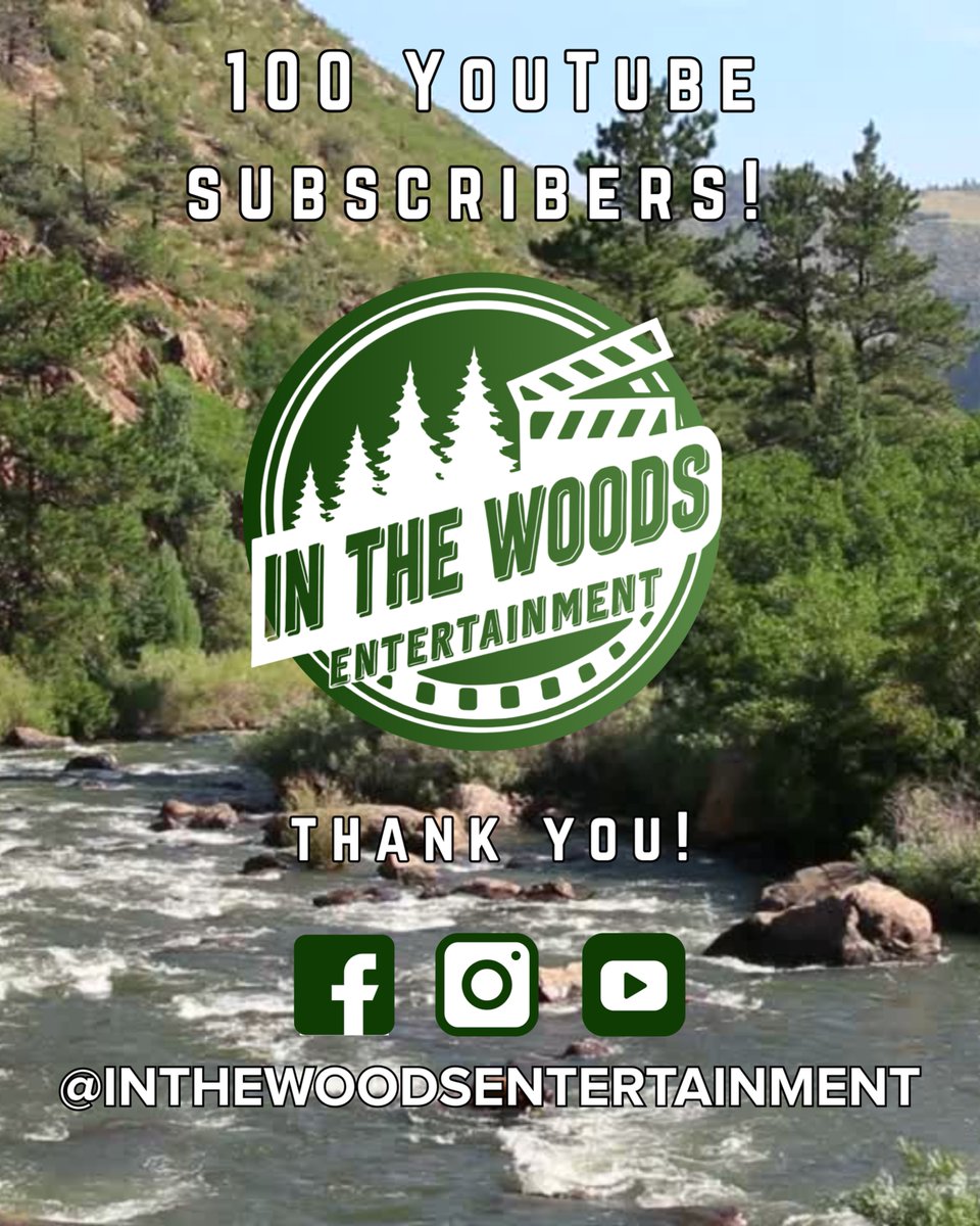 InTheWoodsEntmt's tweet photo. 🎉 We hit 100 YouTube subs! 😎💥 Big thanks to everyone tuning in! More weird, fun, slightly unhinged content coming soon 🎬✨ Tell a friend who’d vibe with it! 🙌

FB/IG/YT: inthewoodsentertainment

X: @InTheWoodsEntmt

#InTheWoodsEntertainment #FYP #NEPA #SupportLocal https://t.co/rkYkg0Lnql