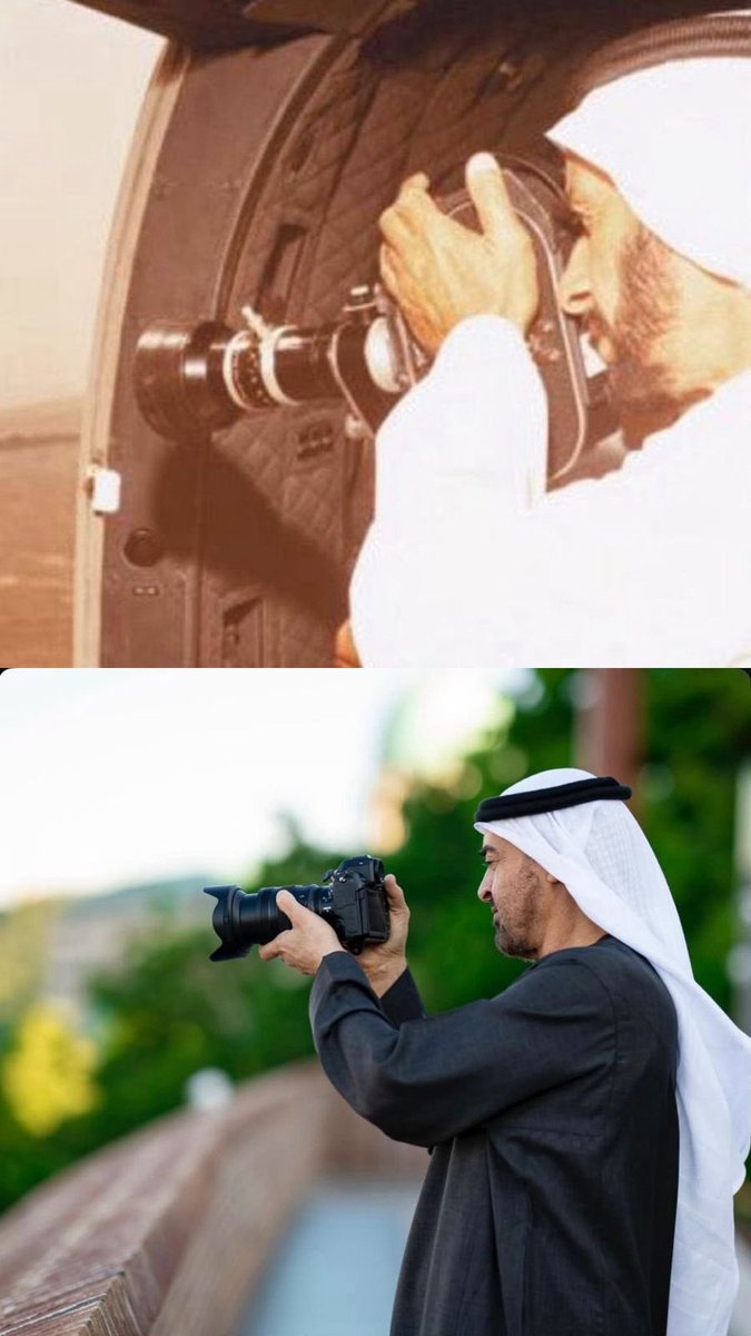 ahhmedshh's tweet image. Sheikh Zayed dreamed with the wisdom of the desert,
a vision carved not in stone, but in the hearts of a nation.
And Sheikh Mohammed Bin Zayed walks that vision forward,
with steps that echo across continents, building futures from light and resolve.
One planted the roots.
The…