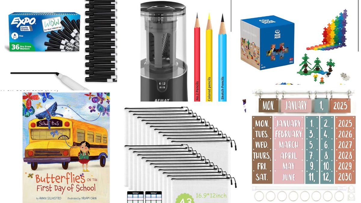 📚✏️ #ClearTheList ✏️📚
I’m a first grade teacher from KS preparing for the new school year and could use a little help with items for my classroom! If you’re able to support, it would mean the world to my students and me. 
amzn.to/30KiiKK
#Teachersof𝕏  #BetterTogether