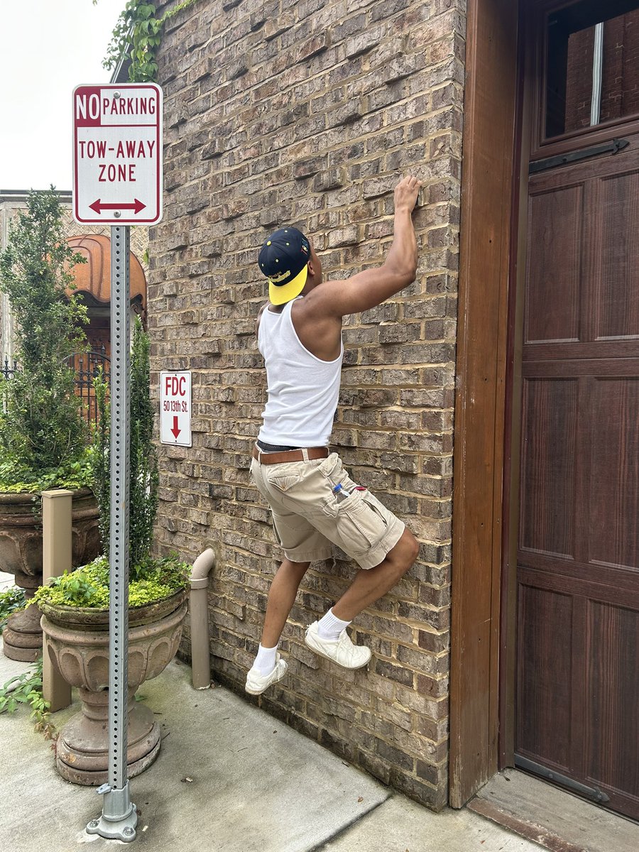 they told me there was a loyal 90 pounder wit pretty feet on top of the building