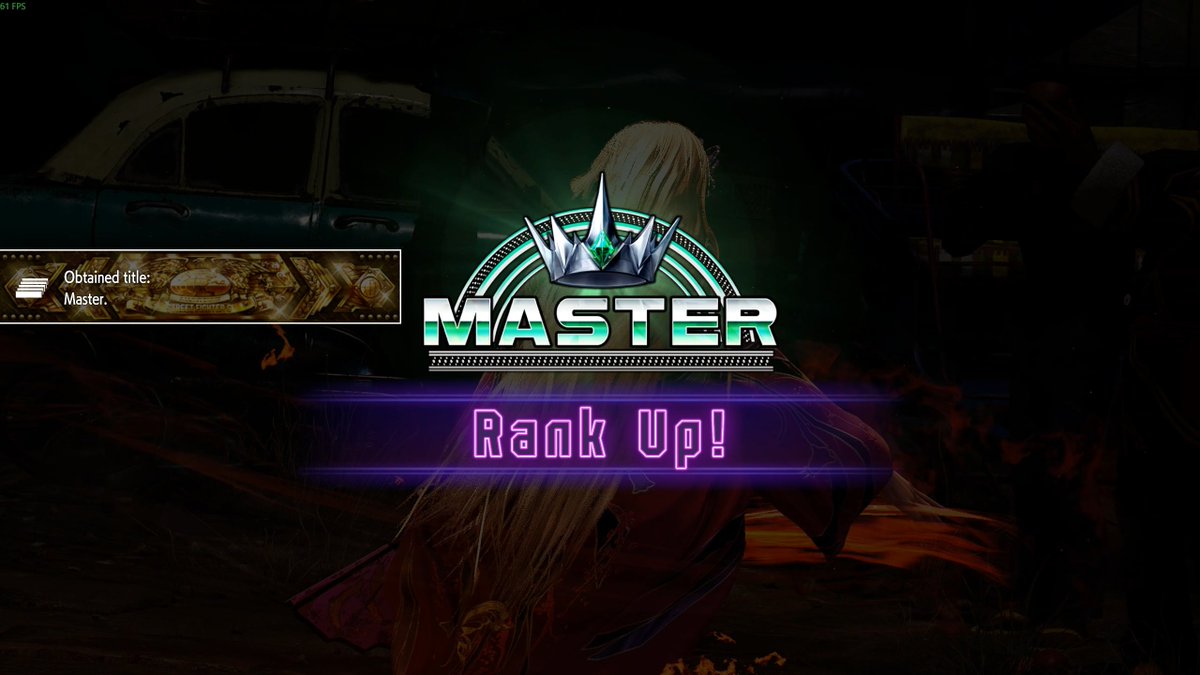 Wildohhh's tweet image. Master Rank! 

Fun getting back into SF6 these past few weeks, game is sick