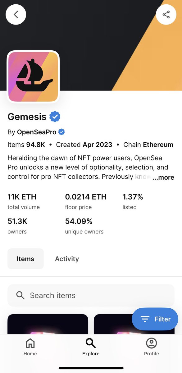 If you think NFT szn will come, if you think Opensea will make a strong comeback, then you need to pay attention to these two collections of Opensea. #NFTszn #opensea #nftseason
