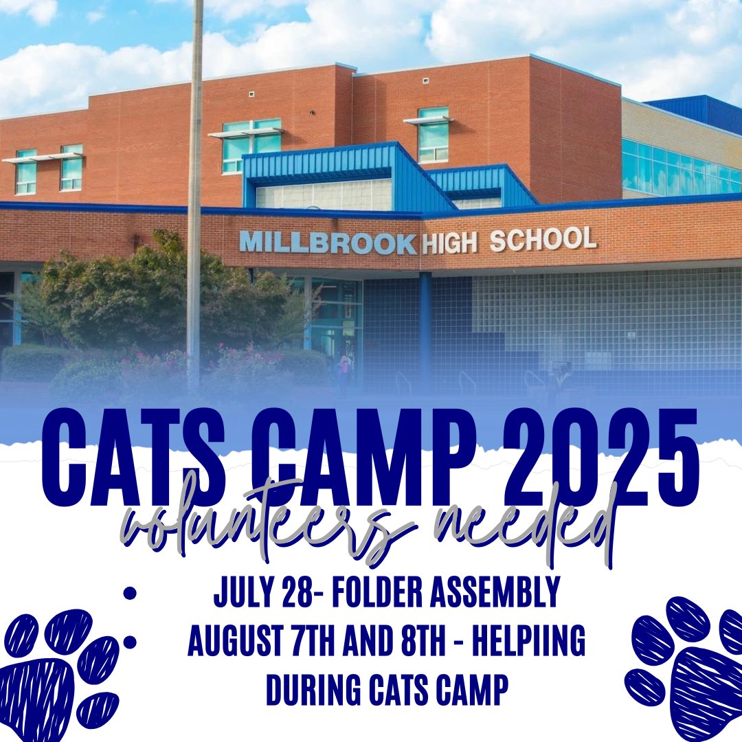 Summer Help Needed! Join us July 28 from 9am-12pm to assemble folders. Sign up: tinyurl.com/MHSPTSASUG. Thanks for your support!