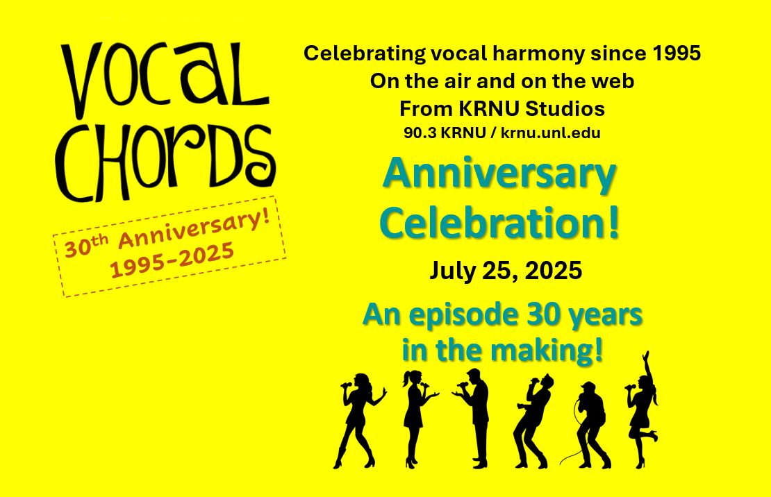 Special 30th Anniversary show the weekend of July 25-28. 8-10 CDT on <a href="/903KRNU/">90.3 KRNU</a> or at nebraskanewsservice.net/90_3_krnu/
