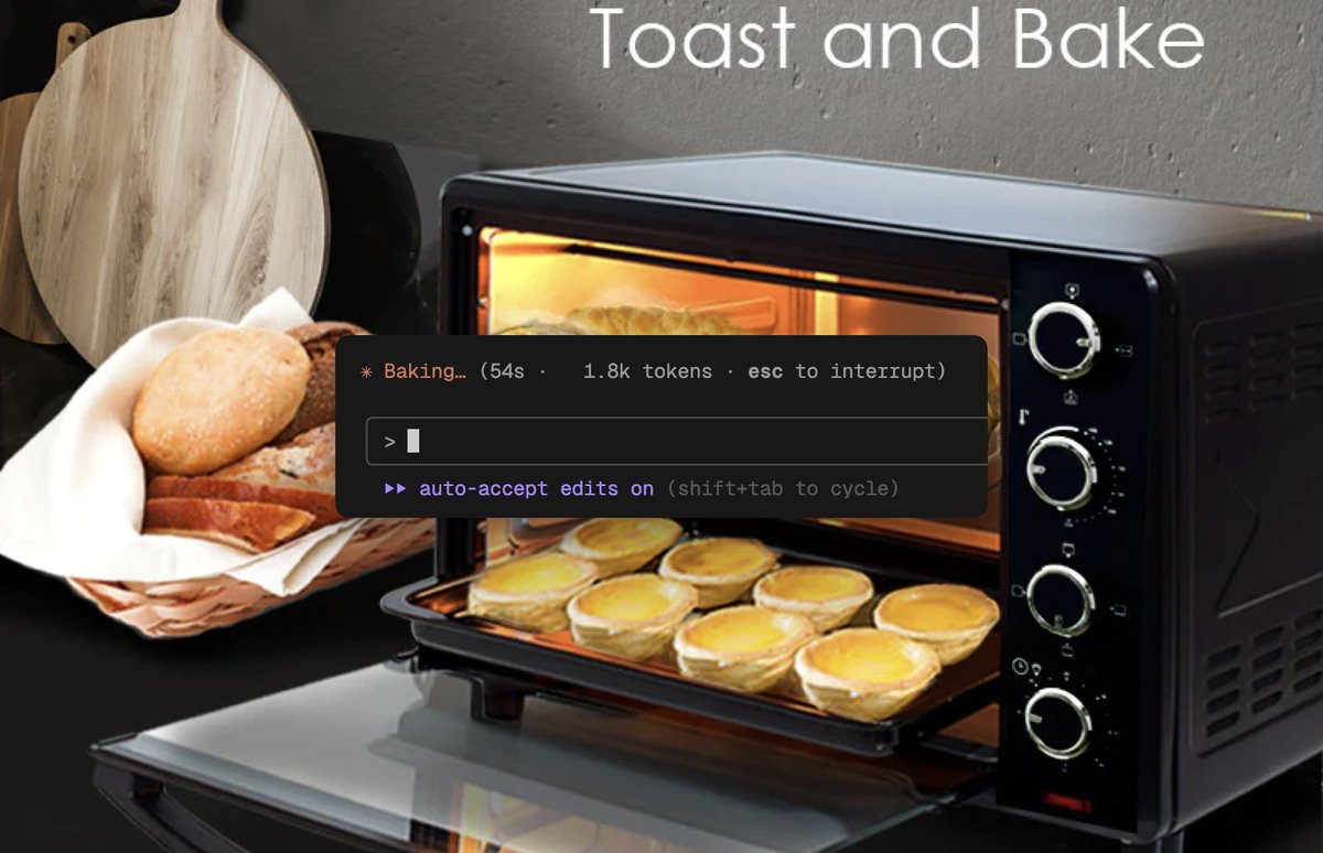 EngMarketer's tweet image. tell me you're baking without telling me you're baking