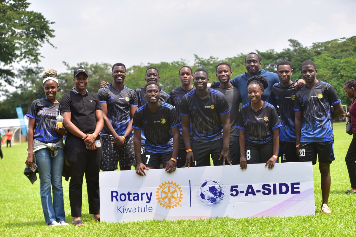 RotaryKiwatule's tweet image. Let's do a small check-in with our Clubs. Was your team frame frozen?
Moments to remember at the #Rotary5Aside #rckiwatule #rotaryeyamba