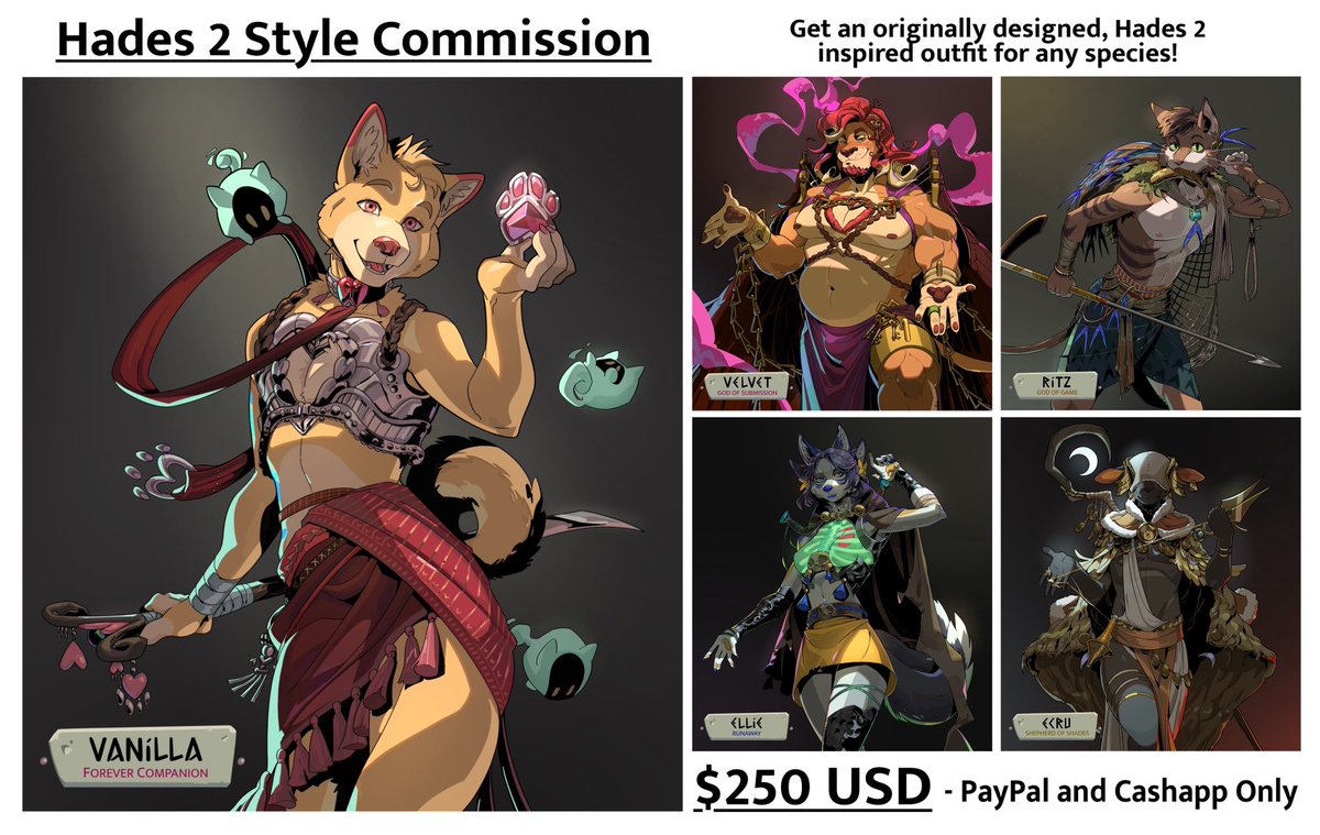 I’m opening 10 more slots for my Hades 2 commissions! DM me to claim a spot ^^