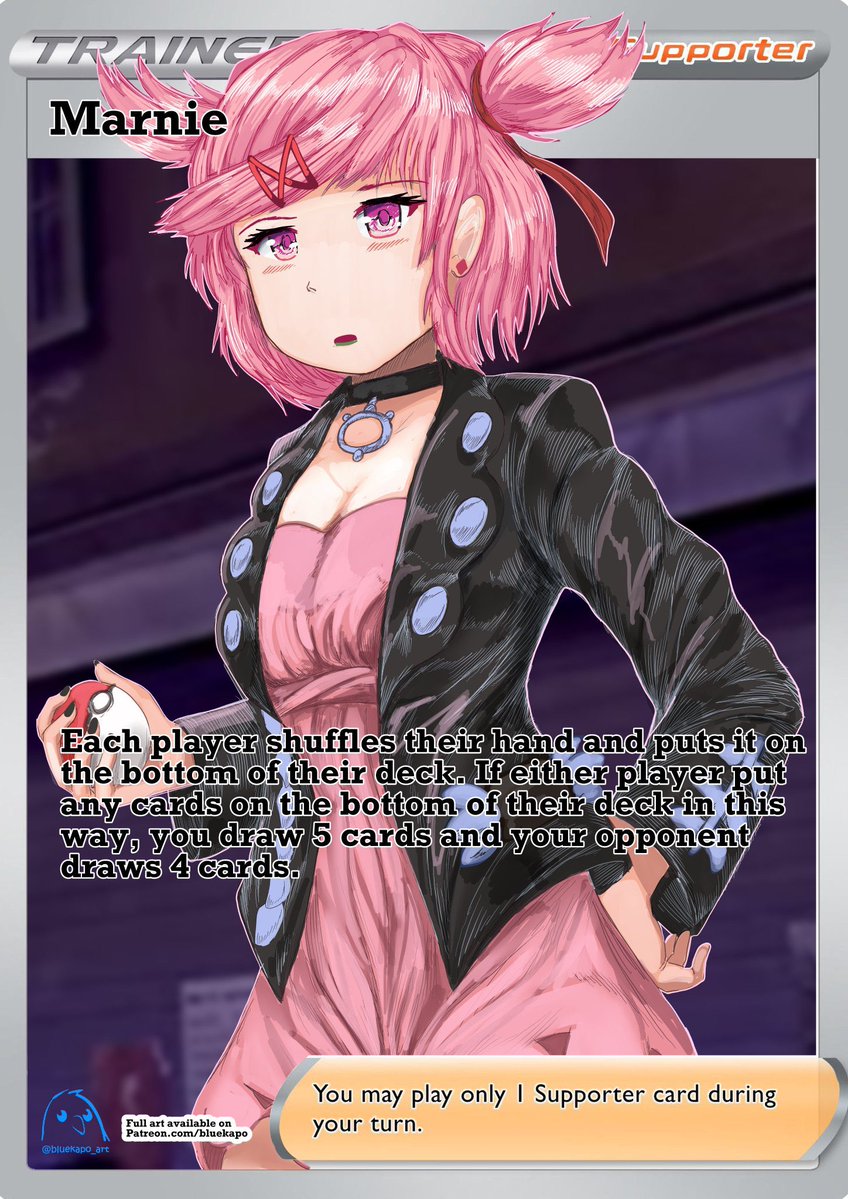 bluekapo_art's tweet image. I’ll have some more DDLC/Pokémon art soon, so for now enjoy this old piece from the start of this year.
#DDLC #DDLCfanart #ddlcnatsuki #PokemonTCG