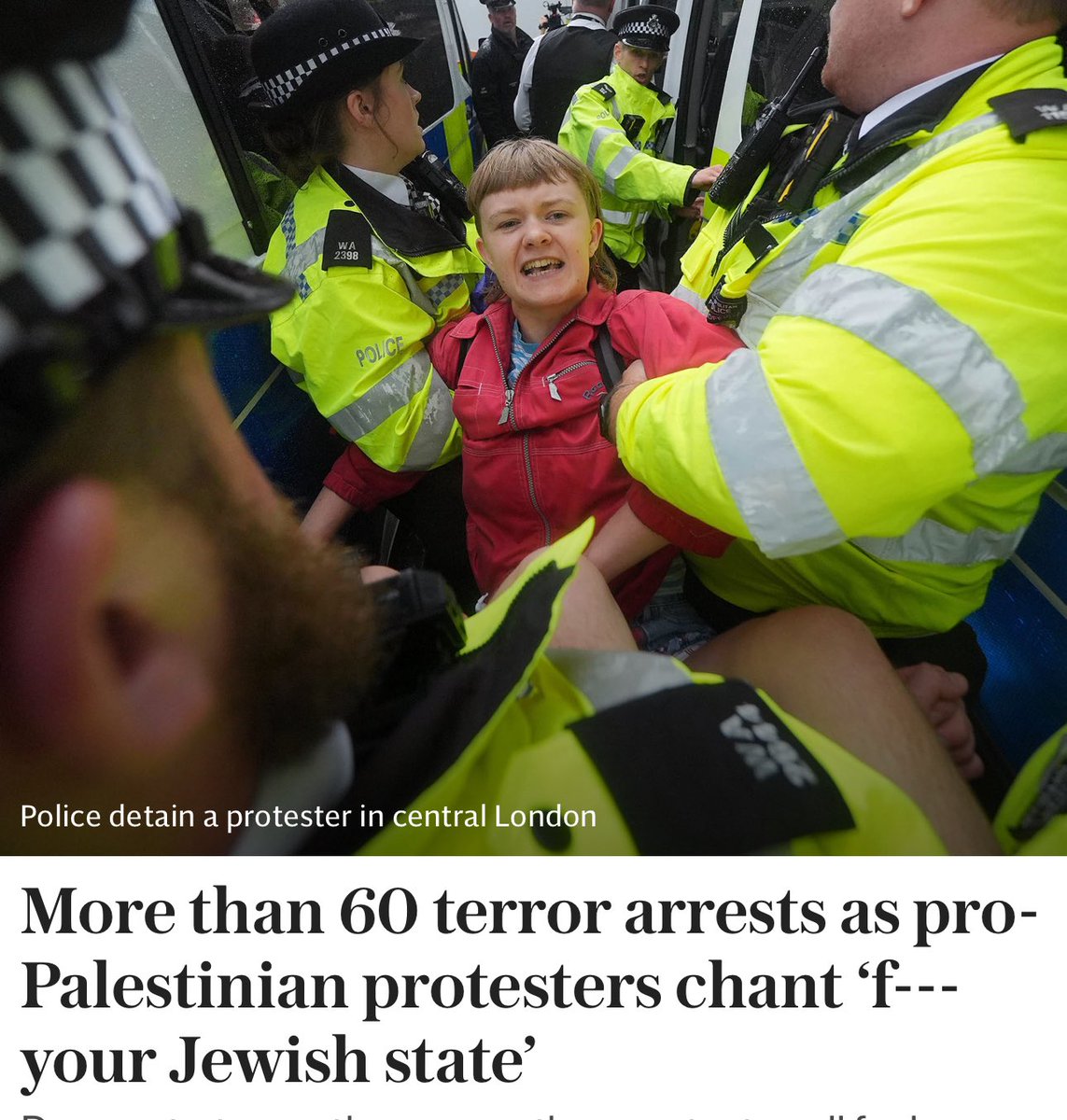 JackxJewell's tweet image. When you realise your woke indoctrination has led to you supporting terrorists.