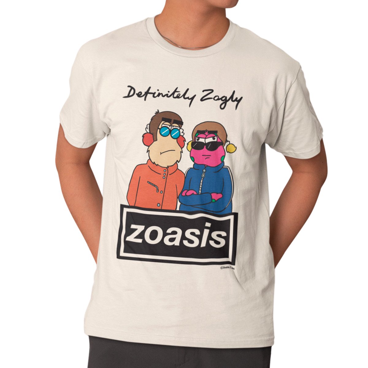 DoubleZCreative's tweet image. OUT NOW! The Zoasis t-shirt is Definitely Zogly happening over @hairybabytees shop. Our brand new t-shirt available now!
Go to the Hairy Baby website Zig and Zag store and boom! 🙌
hairybaby.com/zoasis
#zigandzag #tshirt #humour #tee