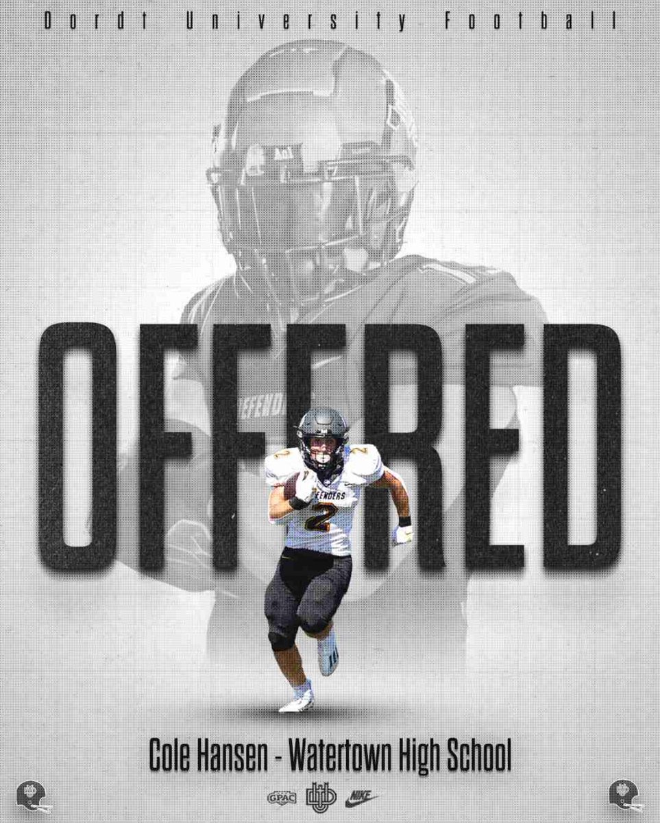 ColeHansen2026's tweet image. #AGTG After a great camp and conversation with @BMcCormick08 I’m blessed to have received an offer from @DordtFB 

@Arrow_Football @CoachSchrenk @JohnHodorff @PrepRedzoneDAK