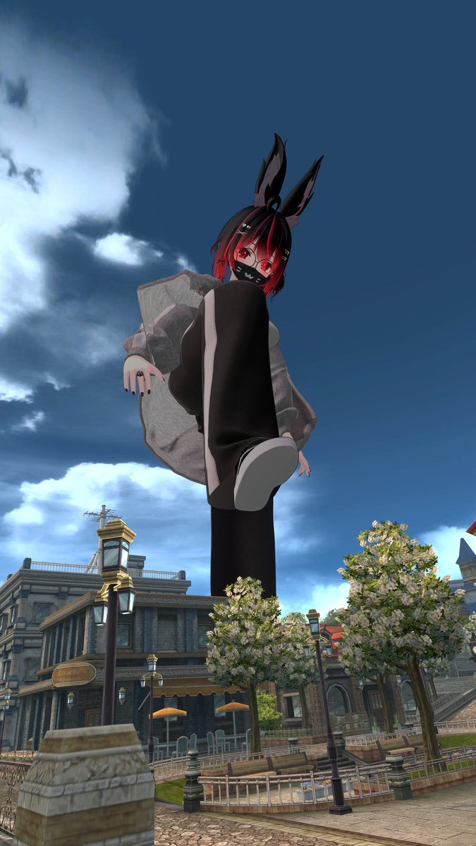 GtsTrinity13's tweet photo. Your local cute bunny girl comes to visit your town.
What would you do~?

#sizetwtter #giantess #sizevrchat https://t.co/lJ27fi7kwZ
