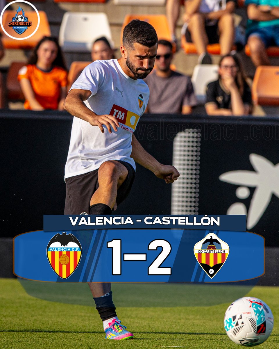 ⏰ ¡Derrota del Valencia ante el Castellón! 

👉 Valencia 1-2 Castellón | Final