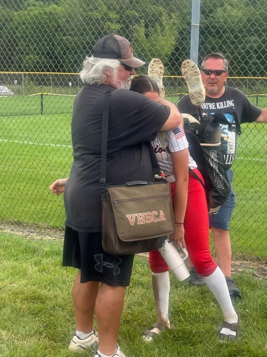 ijk300's tweet image. My girl and her coach after her last game playing for him, and quite possibly her last game in travel ball as a player. I have been in tears all damn day. I am going to miss watching her play.