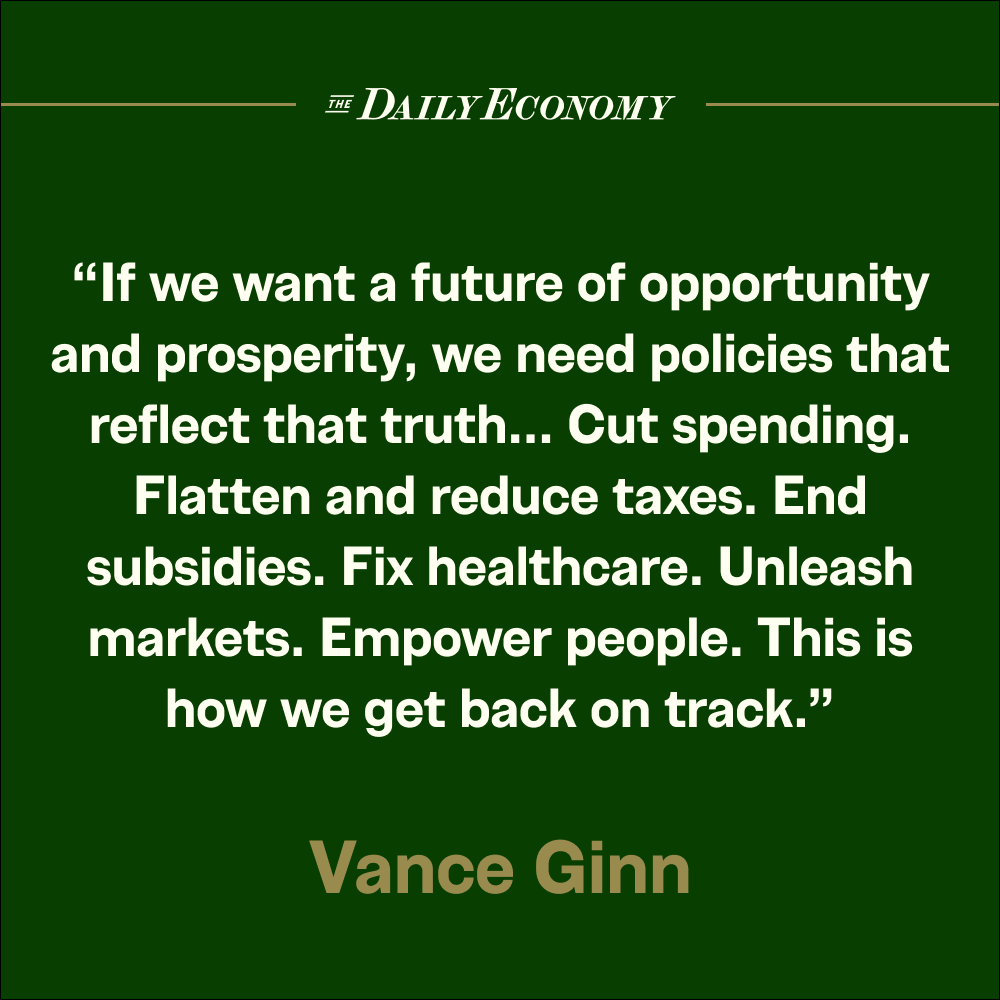 thedailyeconomy's tweet image. The real debt crisis is the $2.5 trillion in runaway spending that Washington refuses to rein in, not tax cuts.
@VanceGinn explains in his latest: thedailyeconomy.org/article/the-re…