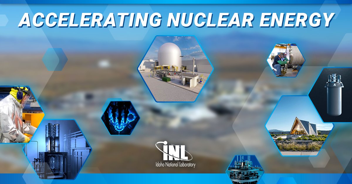 INL's tweet image. .@INL has long led the charge in #nuclear energy #research, development & deployment to support U.S. #EnergySecurity & leadership.⚛️🇺🇸
Recent executive orders affirm the #AdvancedNuclear tech we've supported for years. Stay tuned for the latest updates:
inl.gov/nuclear-energy…