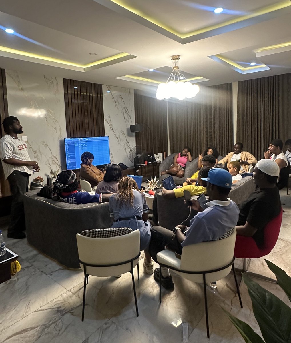 WTS team bonding. Whole team learning music production 🫡