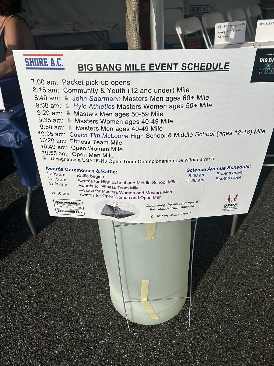 The Shore Athletic Club (@theshoreac) on Twitter photo THANK YOU to all those who came out to Bell Works in Holmdel today for the 5th Annual Big Bang Mile. We had 10 fun heats on a flat, fast <a href="/usatf/">USATF</a> & <a href="/WorldAthletics/">World Athletics</a> certified course, with the masters heats serving as this year’s <a href="/USATFNJ/">USATF New Jersey</a> Road Mile Championships. #bringbackthemile THANK YOU to all those who came out to Bell Works in Holmdel today for the 5th Annual Big Bang Mile. We had 10 fun heats on a flat, fast <a href="/usatf/">USATF</a> & <a href="/WorldAthletics/">World Athletics</a> certified course, with the masters heats serving as this year’s <a href="/USATFNJ/">USATF New Jersey</a> Road Mile Championships. #bringbackthemile