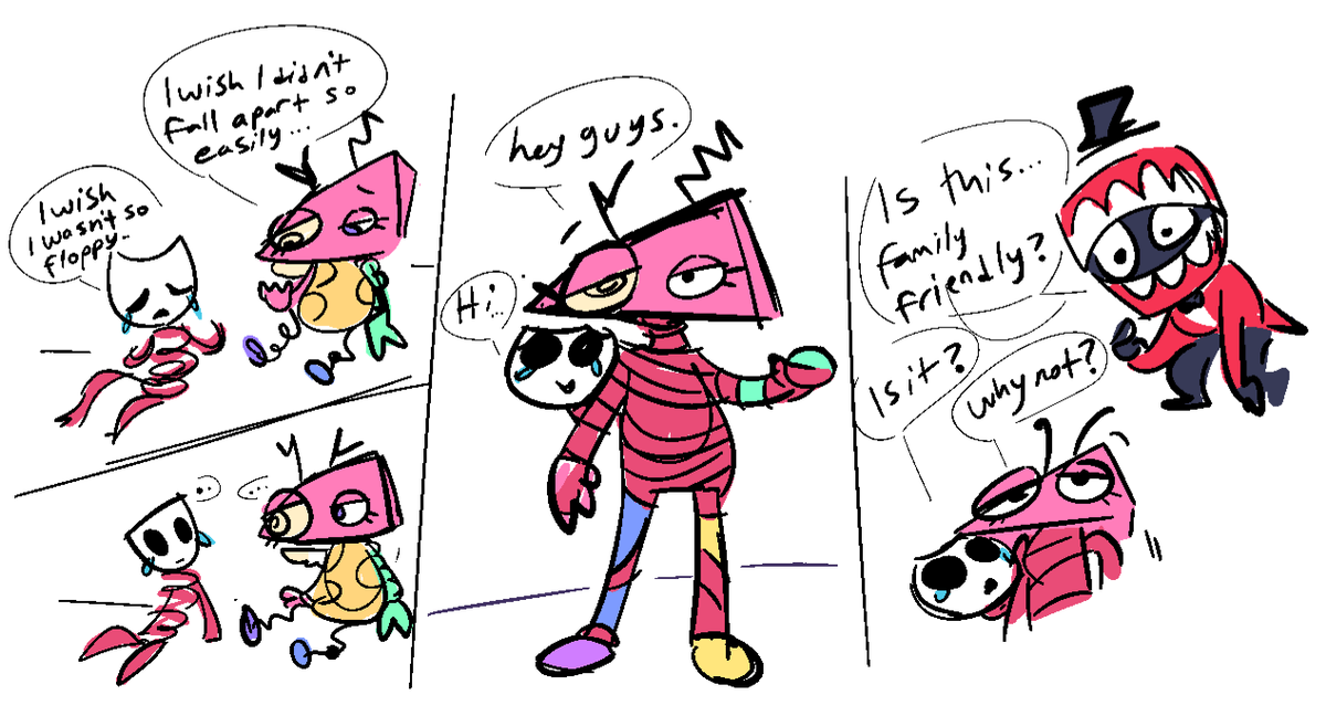 trinketfox's tweet image. I drew this right after the pilot came out I was so ahead of the game
