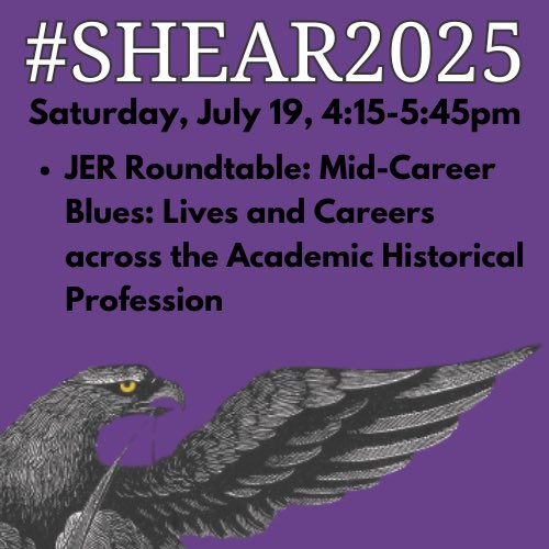 SHEARites's tweet image. Are you at that Mid-Career moment? Come to this fantastic @TheJERPano roundtable occurring soon.