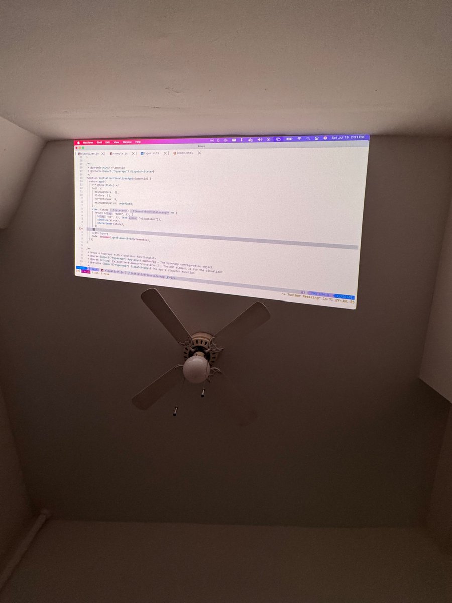 Ceiling computer