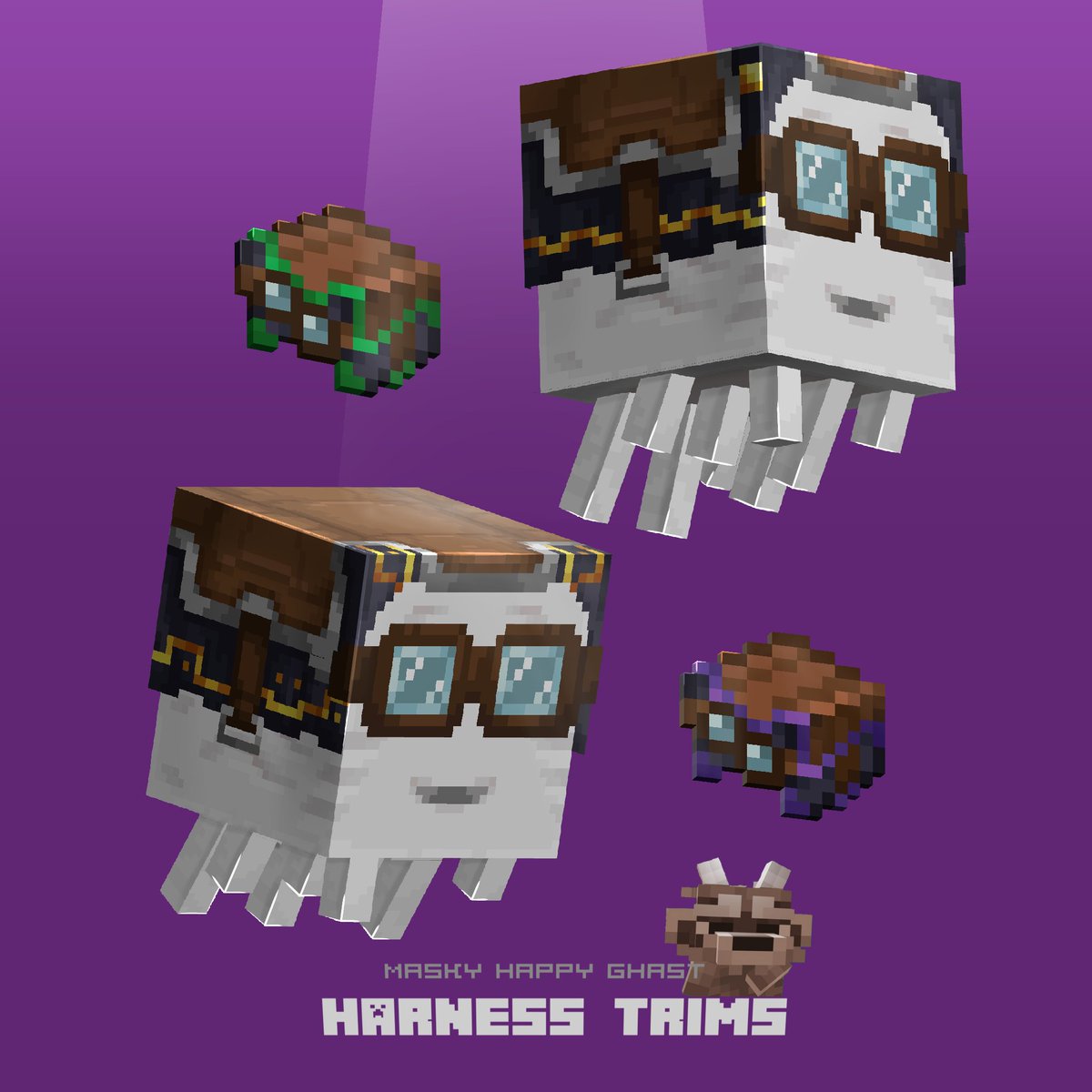 Masky (Harness Trims) #minecraft #resourcepack #blockbench #masakiclub

youtu.be/3lq5dreCuys