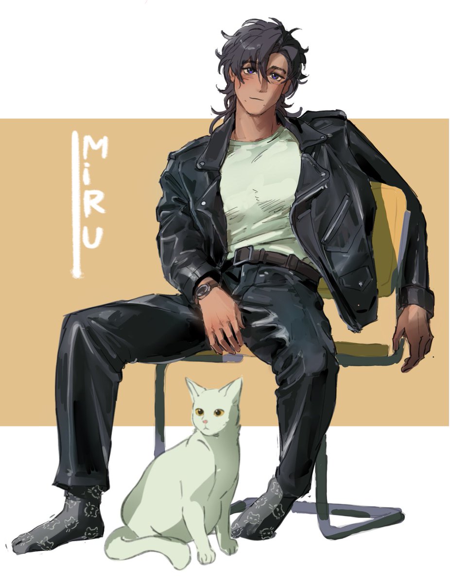 DeoMinrei's tweet photo. I thought it would be fun to polish this study i did but in the end i kinda gave up

Mo ran and his cat~ https://t.co/corqLszoq9