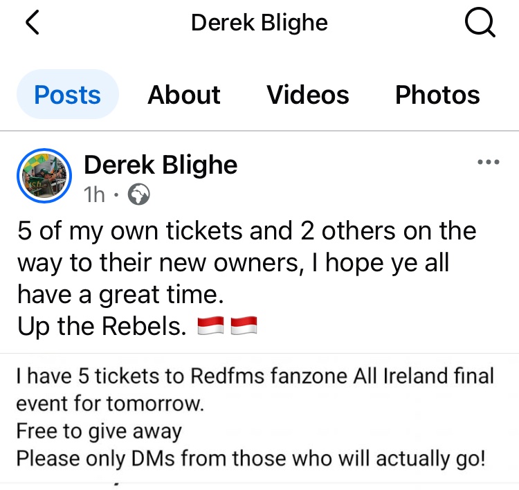 W (@pl190f) on Twitter photo The great champion of Irish culture <a href="/BligheDerek/">Derek Blighe</a> couldn’t be bothered attending Irish cultural highlight of the year. He’s got some hating to do #HurlingFinal The great champion of Irish culture <a href="/BligheDerek/">Derek Blighe</a> couldn’t be bothered attending Irish cultural highlight of the year. He’s got some hating to do #HurlingFinal