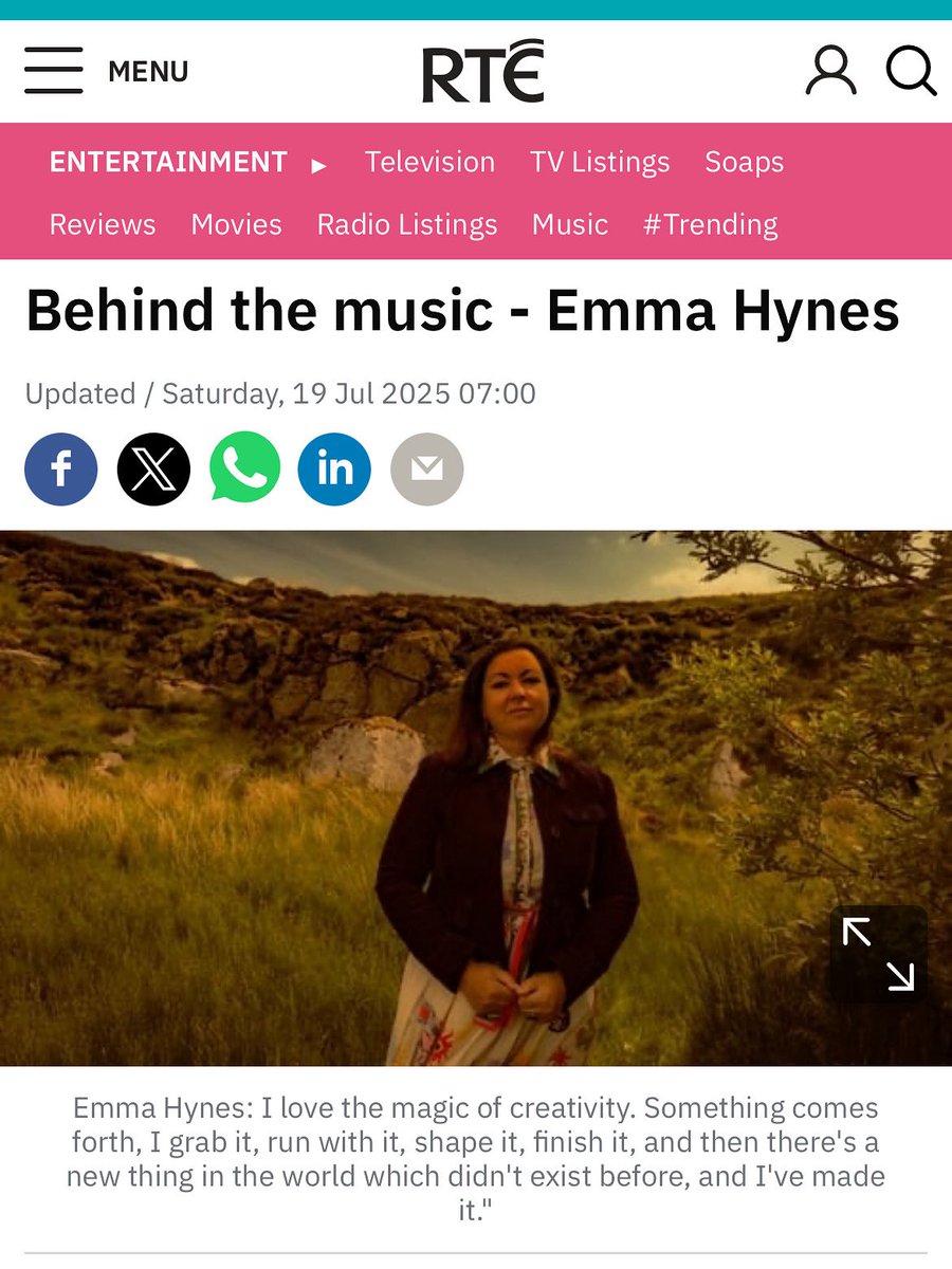 With Sierra, the 1st single from my upcoming album out now <a href="/RTE_Ents/">Entertainment on RTÉ</a> asked me the BIG questions! But what did I say? And where do <a href="/GazCoombes/">Gaz Coombes</a> <a href="/welovepulp/">Pulp</a> Neil Hannon <a href="/divinecomedyhq/">The Divine Comedy</a> <a href="/EmmylouSongbird/">Emmylou Harris</a> <a href="/TheBeachBoys/">The Beach Boys</a> &amp; <a href="/RickRubin/">Rick Rubin</a> fit into it all?
Find out here
rte.ie/entertainment/…