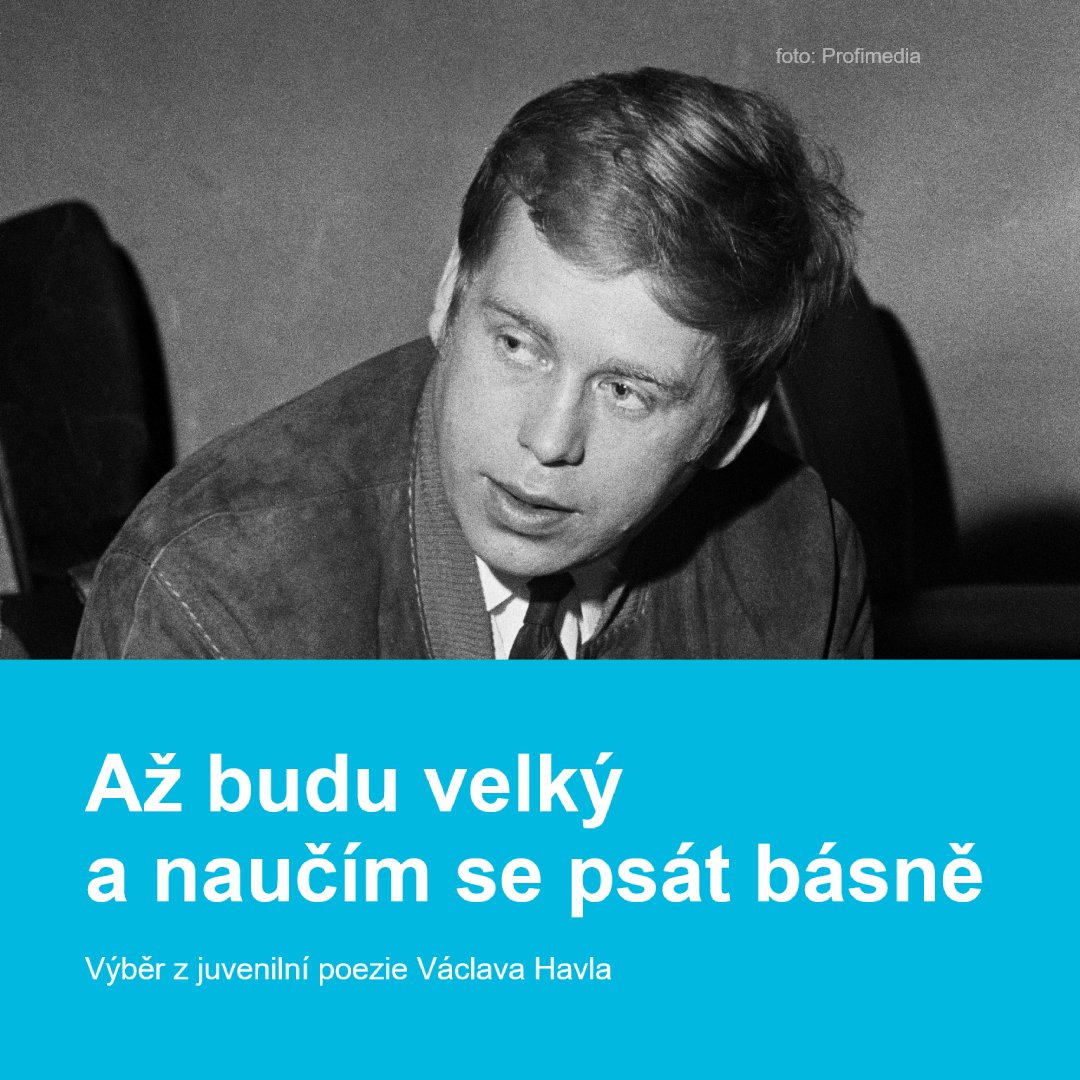 Václav  Havel vstupoval do literatury jako šestnáctiletý jinoch se silnou  touhou stát se básníkem. Poslechněte si ukázky z jeho juvenilní i  experimentální poezie doplněný fragmenty z autorovy jediné pohádky  Pižďuchové ▶  rozhl.as/BasneVH