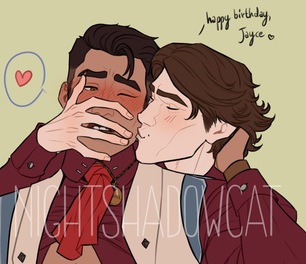 NightshadowCatS's tweet image. Idk if this can still be considered puppy play, but I want inform people who are sensitive to the topic that I will use the #puppyjayce hashtag, so you can mute it!
Btw I promise our boy is happy, loved and respected 💖💕 Hope u like it!
(Full on Patreon)
#jayvik #jaycexviktor