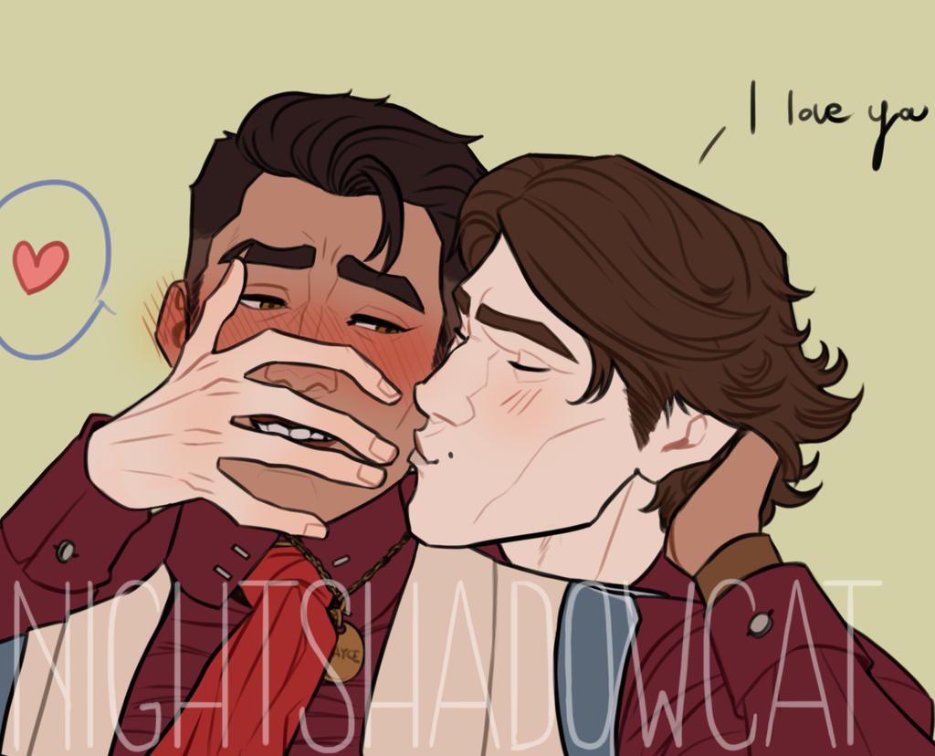 NightshadowCatS's tweet image. Idk if this can still be considered puppy play, but I want inform people who are sensitive to the topic that I will use the #puppyjayce hashtag, so you can mute it!
Btw I promise our boy is happy, loved and respected 💖💕 Hope u like it!
(Full on Patreon)
#jayvik #jaycexviktor