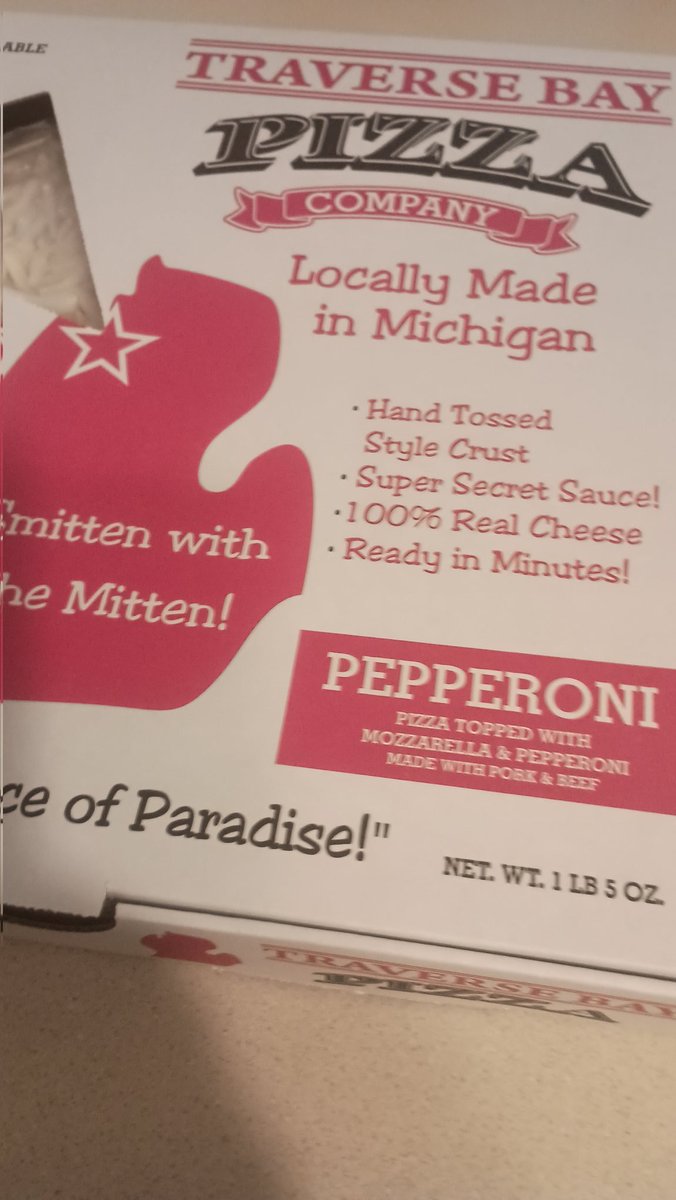 rhughesphd's tweet image. Russell here. I apologize for the sonic boom heard around the United States moments ago. I picked up a frozen pizza for Robert and I to cook that is Michigan's own from an area called Traverse Bay. I told him maybe we could go there sometime and he said it's at least 5 hours…