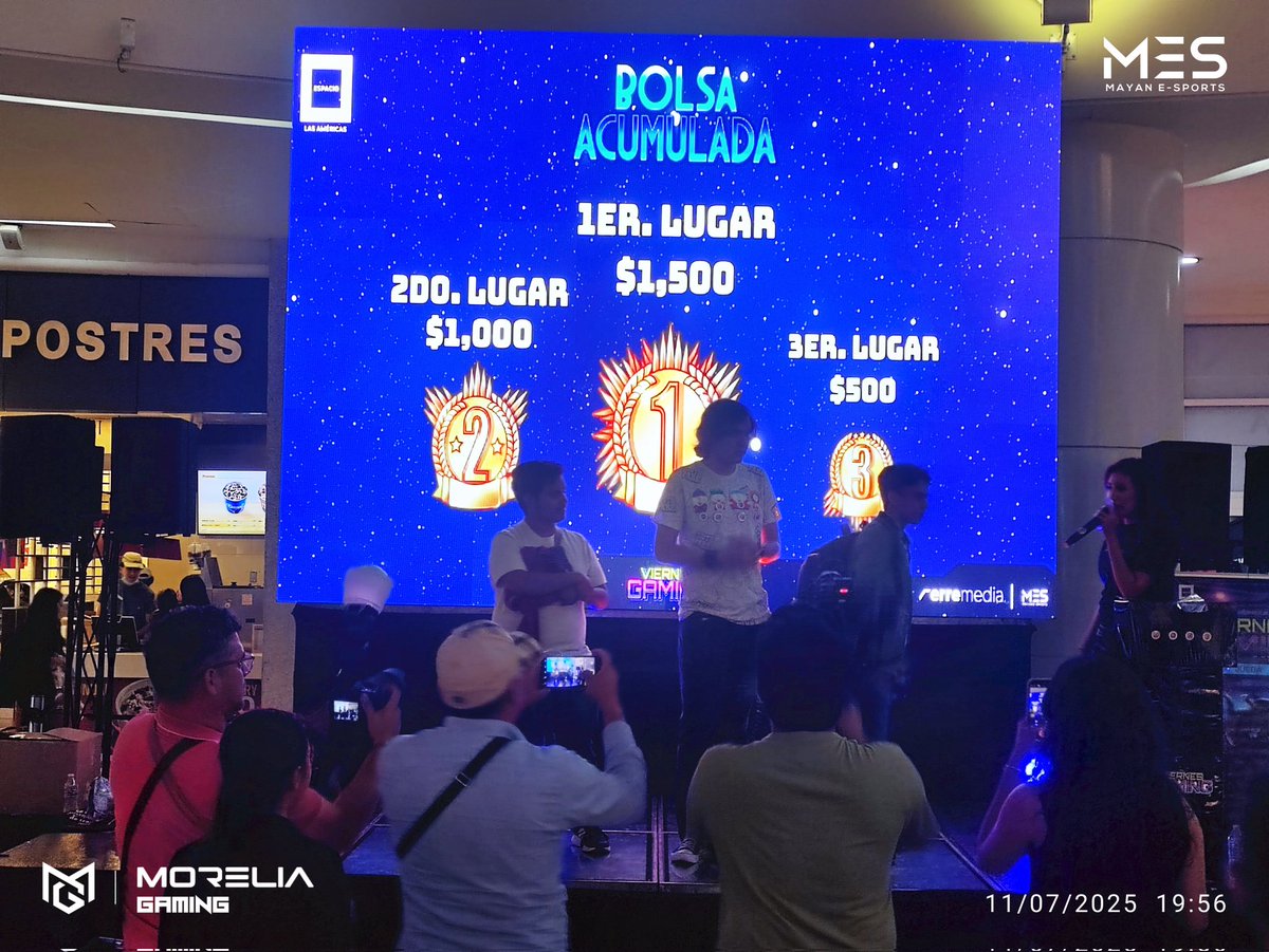Morelia Gaming (@moreliagaming) on Twitter photo "Desafío Los 4 Elementos" fue un éxito total en el Espacio Las Américas, gracias a la unión entre erre media, <a href="/MayanEsports/">Mayanesports</a> y <a href="/MoreliaGaming/">MORELIA GAMING</a>.
#ViernesGaming #EspacioLasAméricas #ErreMedia #MayanEsports #MoreliaGaming #Morelia #Gaming #Gamers #TeMerecesLoMejor "Desafío Los 4 Elementos" fue un éxito total en el Espacio Las Américas, gracias a la unión entre erre media, <a href="/MayanEsports/">Mayanesports</a> y <a href="/MoreliaGaming/">MORELIA GAMING</a>.
#ViernesGaming #EspacioLasAméricas #ErreMedia #MayanEsports #MoreliaGaming #Morelia #Gaming #Gamers #TeMerecesLoMejor