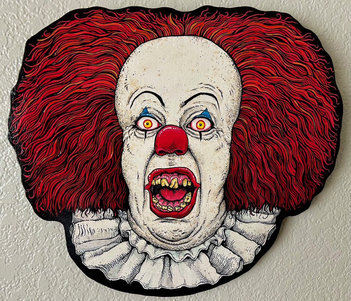 Cody Schibi (@codyschibi) on Twitter photo “The Eater of Worlds…& Children”
15” x 13.25” hand-painted acrylic on hand-cut 1/2” wood panel.
My submission for <a href="/OutPost512/">Out Post 512</a>’s upcoming SUMMER OF KING gallery show opening this Friday, July 25th in Taylor, TX. “The Eater of Worlds…& Children”
15” x 13.25” hand-painted acrylic on hand-cut 1/2” wood panel.
My submission for <a href="/OutPost512/">Out Post 512</a>’s upcoming SUMMER OF KING gallery show opening this Friday, July 25th in Taylor, TX.